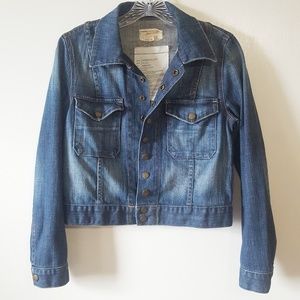 Currentelliott Snap Denim Jean Jacket 